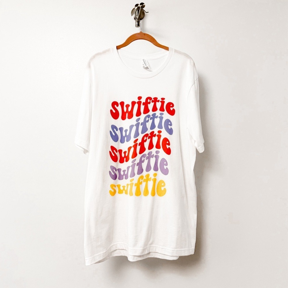 Swift‎ Fan Rainbow Colors Holiday Unisex Concert Casual T Shirt